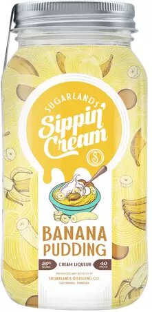 Sugarlands Appalachian Sippin Cream Banana Pudding Liqueur