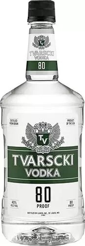 Tvarscki 80 Proof Vodka