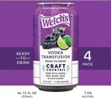 Welchs Vodka Transfusion