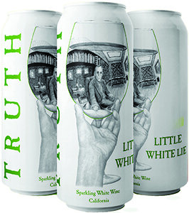 Truth Little White Lie Sparkling 4/6 Can