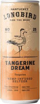 Nantucket Longbird Tangerine Dream 5mg THC Hemp Seltzer