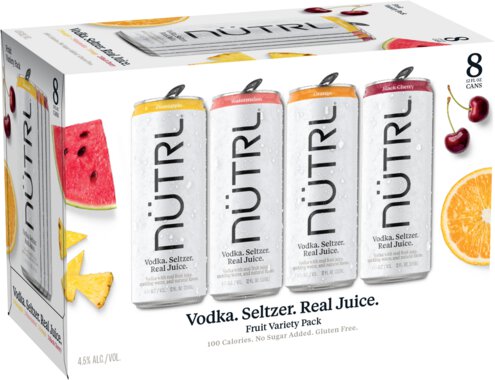 NUTRL Fruit Vodka Seltzer Variety Pack