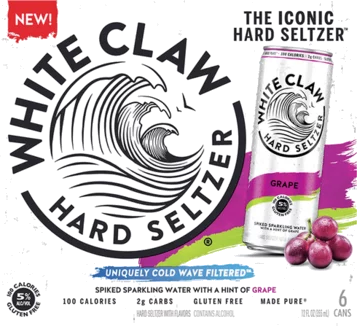 White Claw Hard Seltzer Grape