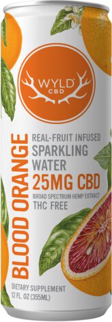 Wyld Cbd Blood Orange Sparkling Water