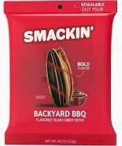 Smackin Backyard Bbq Flavor Sunflowers Seeds 113g