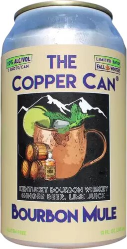 The Copper Can Bourbon Mule