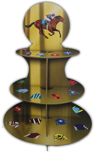 Derby Racing Cupcake Stand