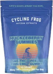 Cycling Frog Huckleberry Gummies 5mg THC