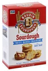 Boudin White Cheddar Sourdough Crackers 5oz