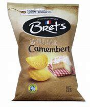 Brets Camembert Potato Chips
