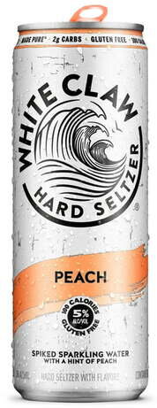 White Claw Peach Seltzer