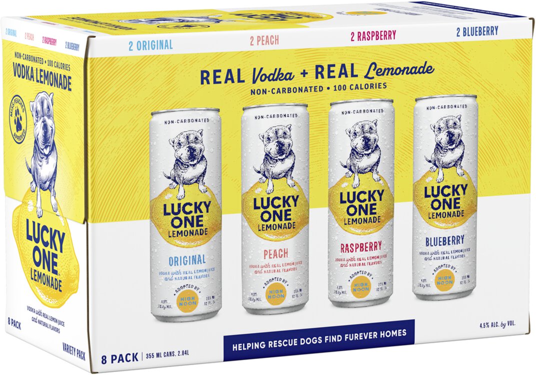 Lucky One Lemonade Variety 8 Pack - PRIME WINE & LIQUOR Kings Park