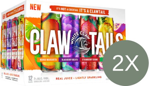 CLAWTAILS by White Claw Variety Pack Can