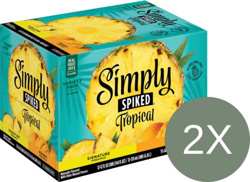 Simply Spiked Tropical Can