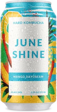 JuneShine Mango Daydream Hard Kombucha 4pk 12oz Can 6.0% ABV