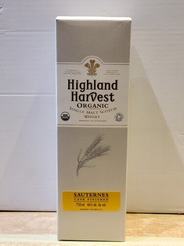 Highland Harvest Organic Sauternes Cask Finished Single Malt Scotch Whisky