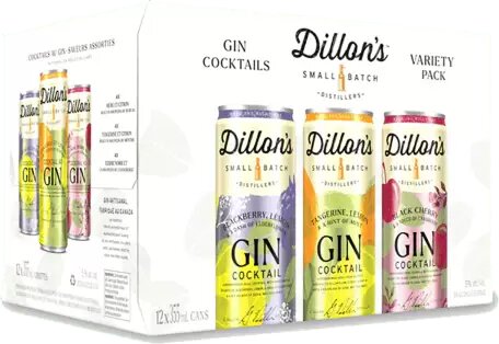 Dillon's Gin Cocktails Variety