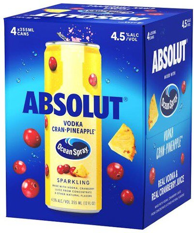 ABSOLUT CRAN PINEAPPLE 4C