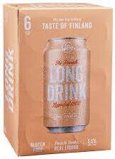 LONG DRINK PEACH 6PK CANS