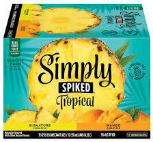 SIMPLY SPIKED TROPICAL VARITY 12/12PK CN