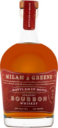 Milam & Greene Bottled In Bond Straight Bourbon Whiskey