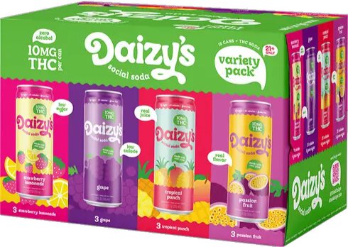 Daizy's Soda Variety 10mg THC