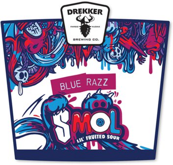 Drekker Brew Blue Razz Smol Lil Fruited Sour