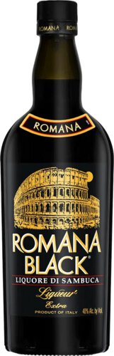 Romana Sambuca Black Liqueur