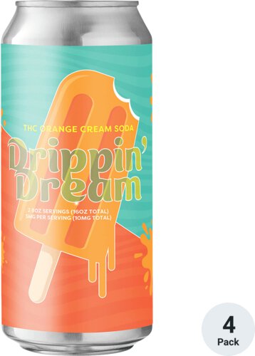 Falling Knife Brewing Drippin Dream Thc Orange Cream Soda