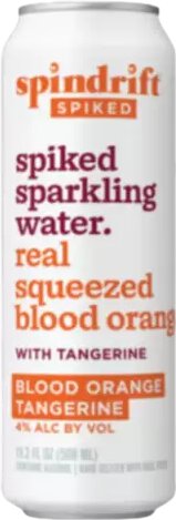 Spindrift Spiked Sparkling Water Blood Orange Tangerine