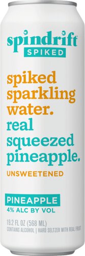Spindrift Spiked Sparkling Water Pineapple
