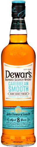 Dewar's Year Blended Scotch Whisky Caribbean Smooth Rum Cask Finish