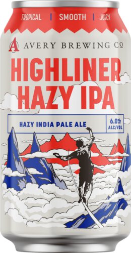 AVERY HIGHLINER HAZY IPA 6/12OZ CN