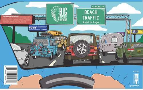 BIG OYSTER BEACH TRAFFIC 4/16OZ CN