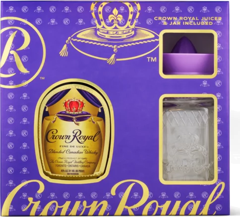 CROWN ROYAL WHISKY GIFT W/ JUICER