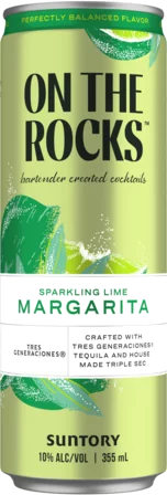 On The Rocks Sparkling Lime Margarita