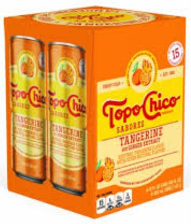 Topo Chico Tangerine With Ginger Sparkling Water Cn