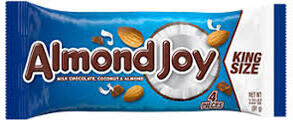 Almond Joy Milk Chocolate Coconut & Almonds King Size Candy Bar