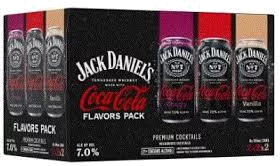 Jack Daniels Coca Cola Flavors Variety 6pk