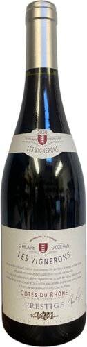Les Vignerons Saint Hilaire d'Ozilhan Cotes du Rhone Prestige Rouge