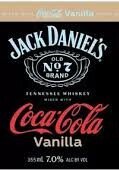 Jack Daniels Vanilla Coca Cola and Whiskey Coke RTD