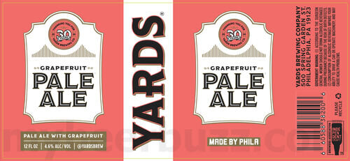 Yards Grapefruit Pale Ale