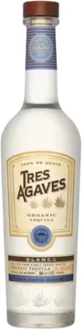 Tres Agaves Blanco Tequila 1.0L, Mexico ORGANIC
