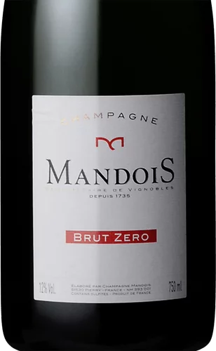 Mandois Zéro Dosage Champagne