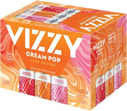 Vizzy Cream Pop Variety Pack Hard Seltzer