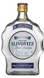 R Jelinek Silver Slivovitz Plum Brandy Kosher Czech Republic