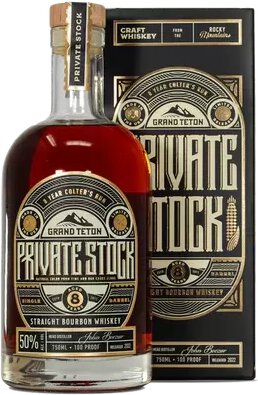 Grand Teton Private Stock Whiskey Straight Corn