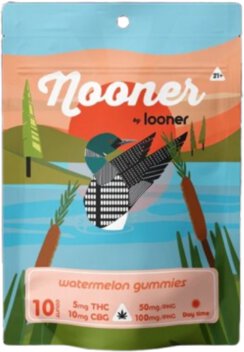 Looner Nooner Watermelon Gummies 5mg THC