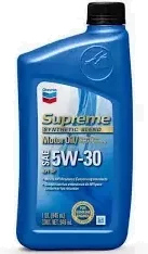 Chevron Supreme 5W-30 Synthetic Blend