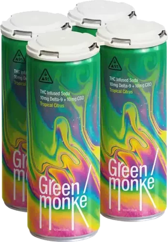 Green Monke Tropical Citrus 10mg THC